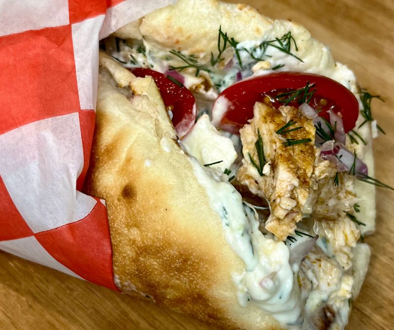 Mediterranean Chicken Pitas Second Helpings